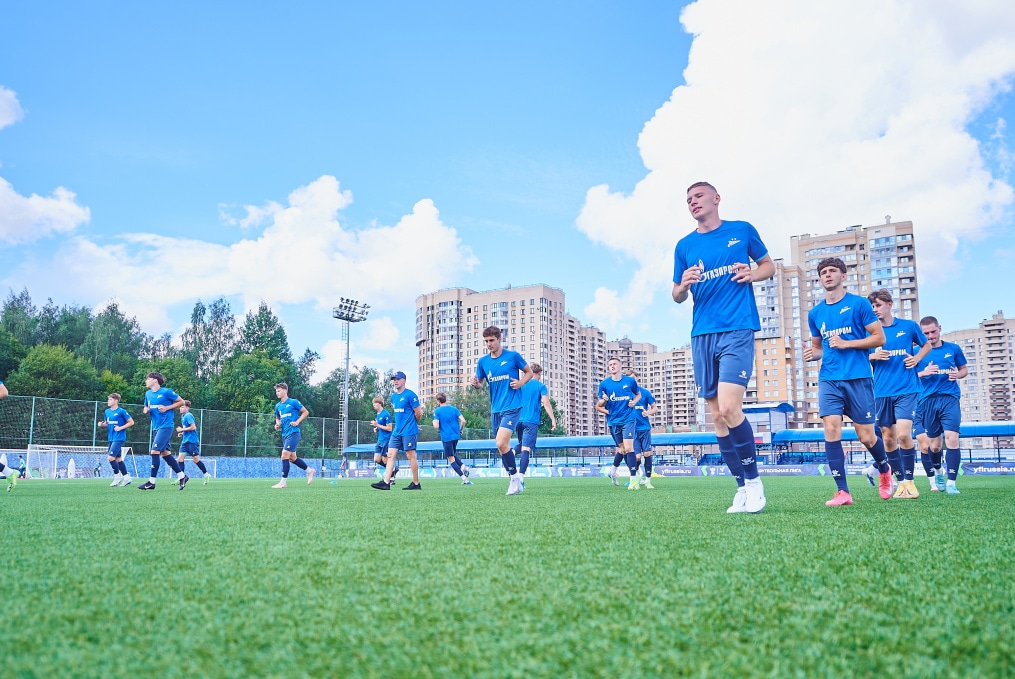 Тренировка «Зенита»-м перед матчем с ФК «Урал»-м