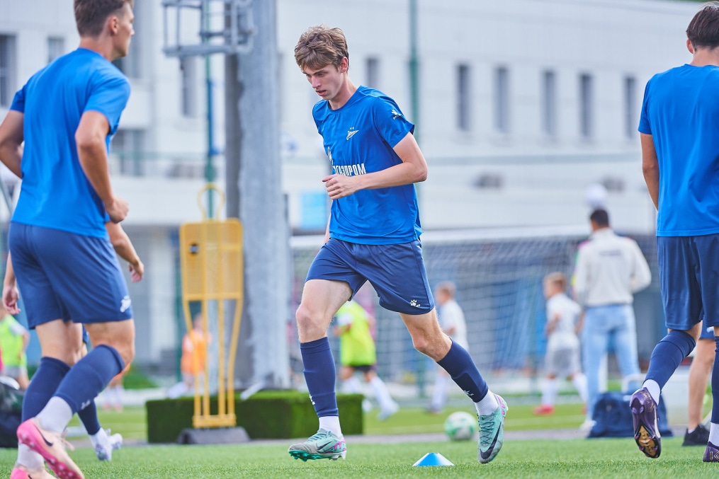 Тренировка «Зенита»-м перед матчем с ФК «Урал»-м