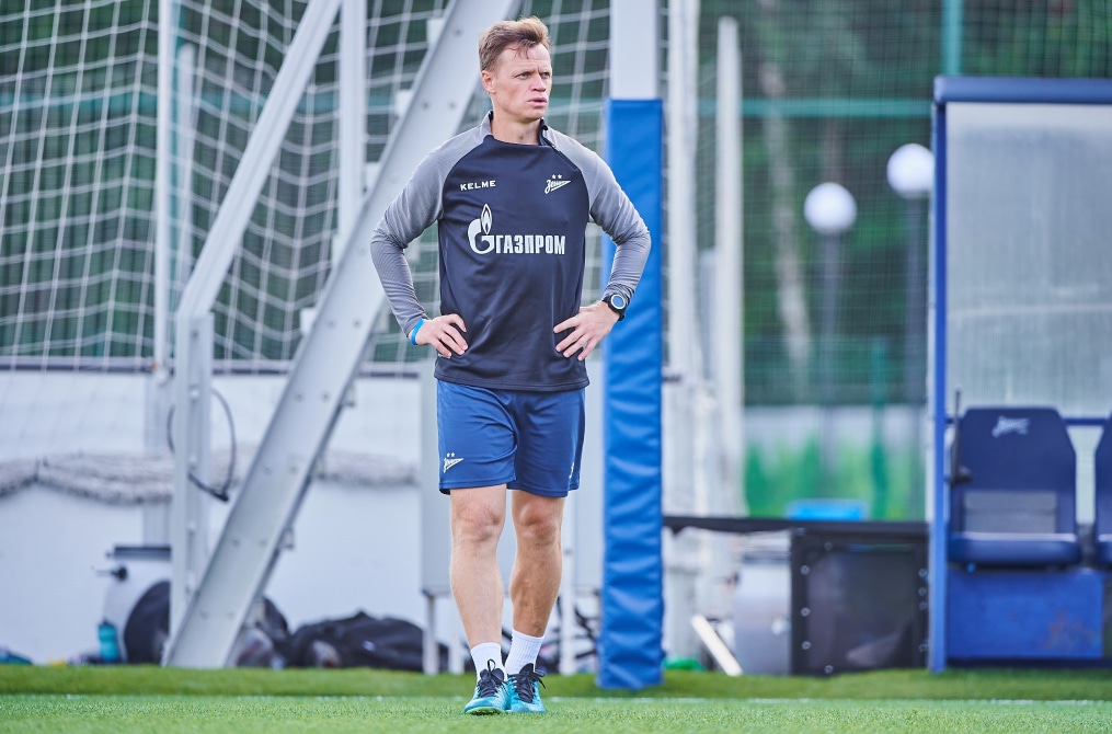 Тренировка «Зенита»-м перед матчем с ФК «Урал»-м