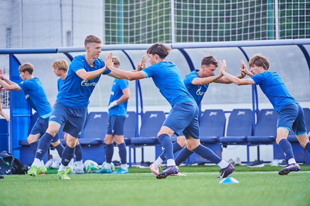 Тренировка «Зенита»-м перед матчем с ФК «Урал»-м