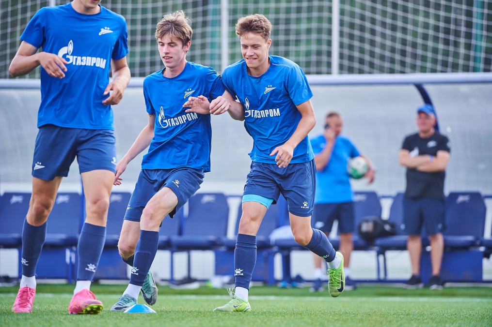 Тренировка «Зенита»-м перед матчем с ФК «Урал»-м