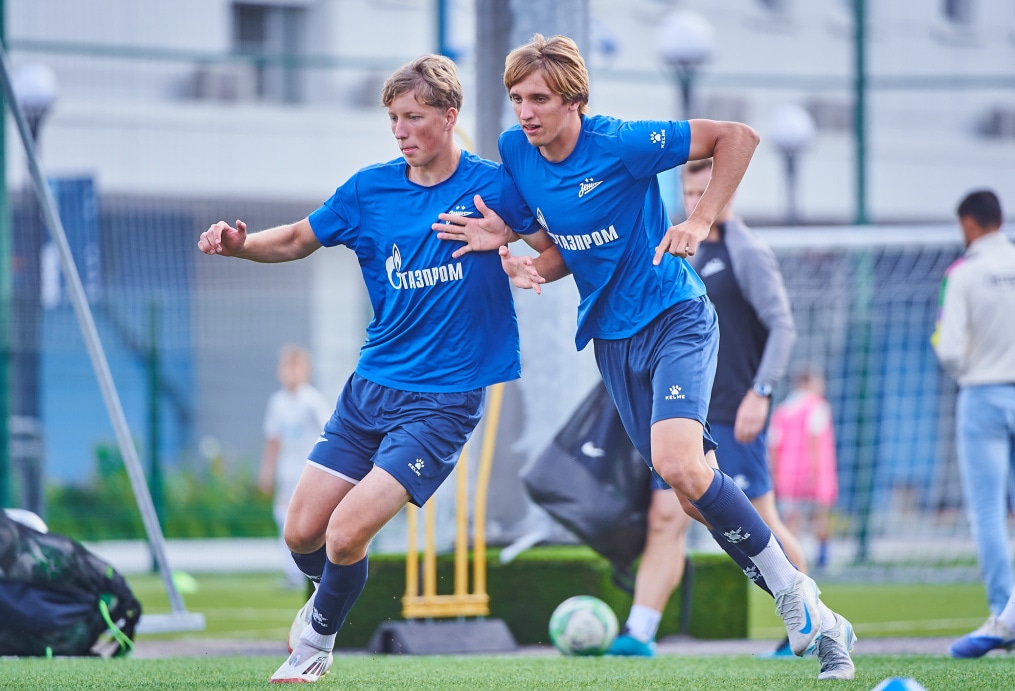 Тренировка «Зенита»-м перед матчем с ФК «Урал»-м