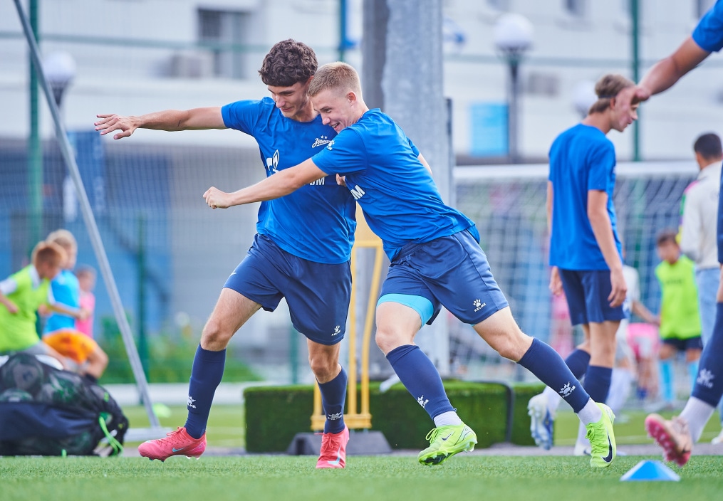 Тренировка «Зенита»-м перед матчем с ФК «Урал»-м