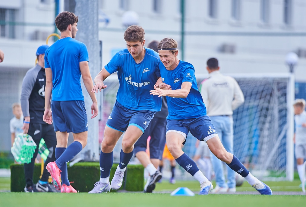 Тренировка «Зенита»-м перед матчем с ФК «Урал»-м