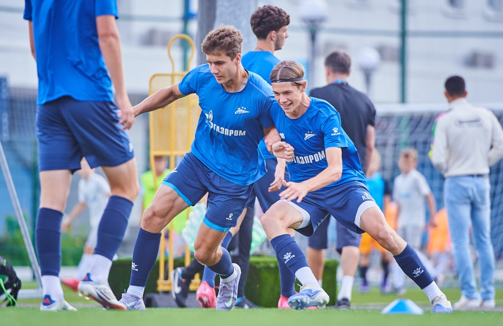 Тренировка «Зенита»-м перед матчем с ФК «Урал»-м