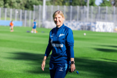 Тренировка женской команды перед матчем с «Рязань-ВДВ»