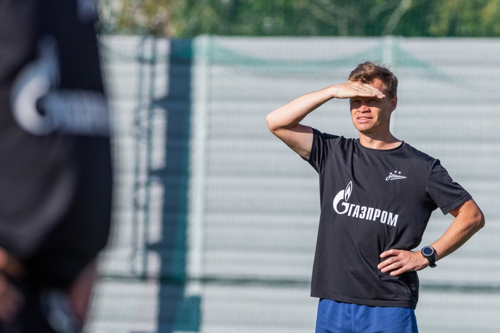 Тренировка «Зенита»-м в Екатеринбурге перед матчем с «Уралом»-м