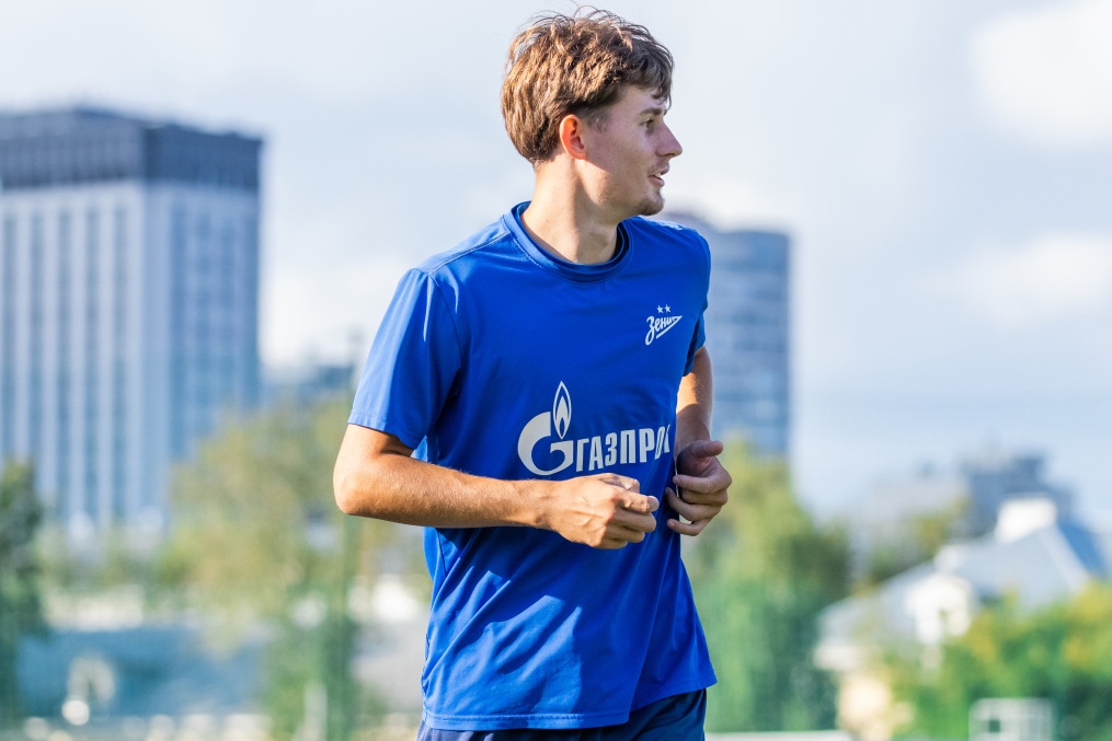 Тренировка «Зенита»-м в Екатеринбурге перед матчем с «Уралом»-м