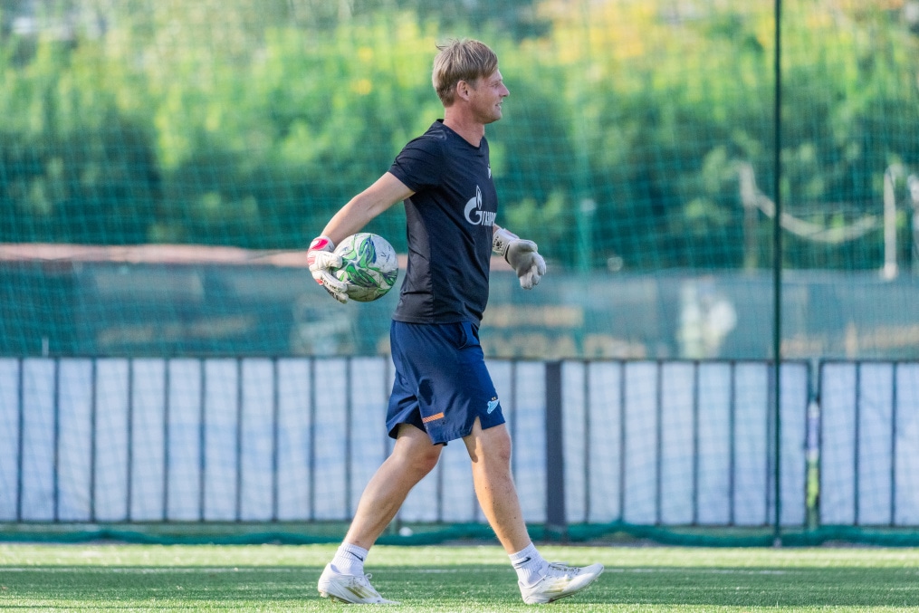 Тренировка «Зенита»-м в Екатеринбурге перед матчем с «Уралом»-м