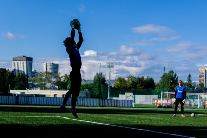 Тренировка «Зенита»-м в Екатеринбурге перед матчем с «Уралом»-м