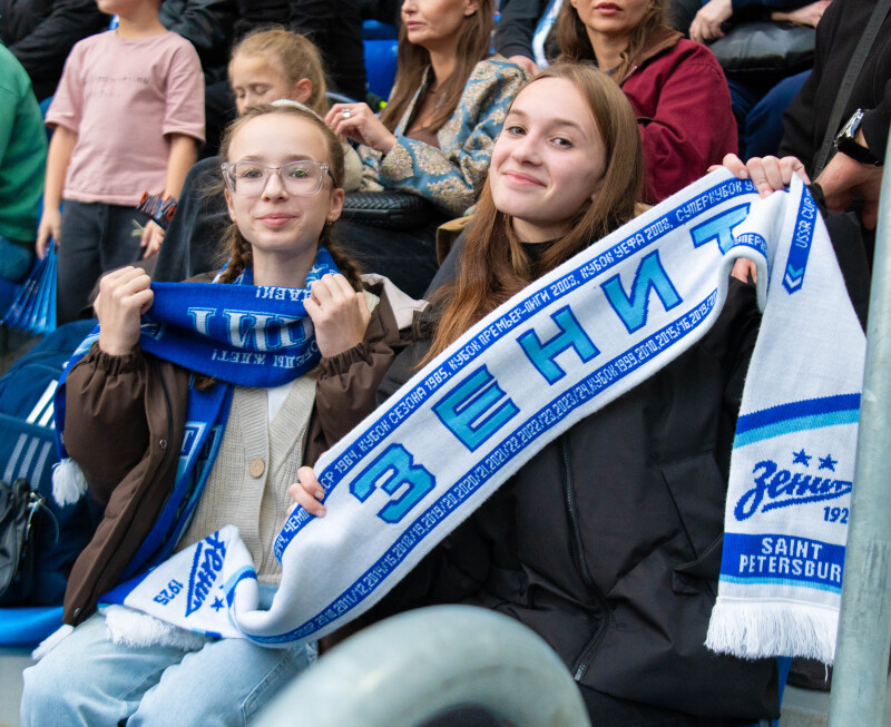Болельщики на матче «Зенит» — «Ахмат»