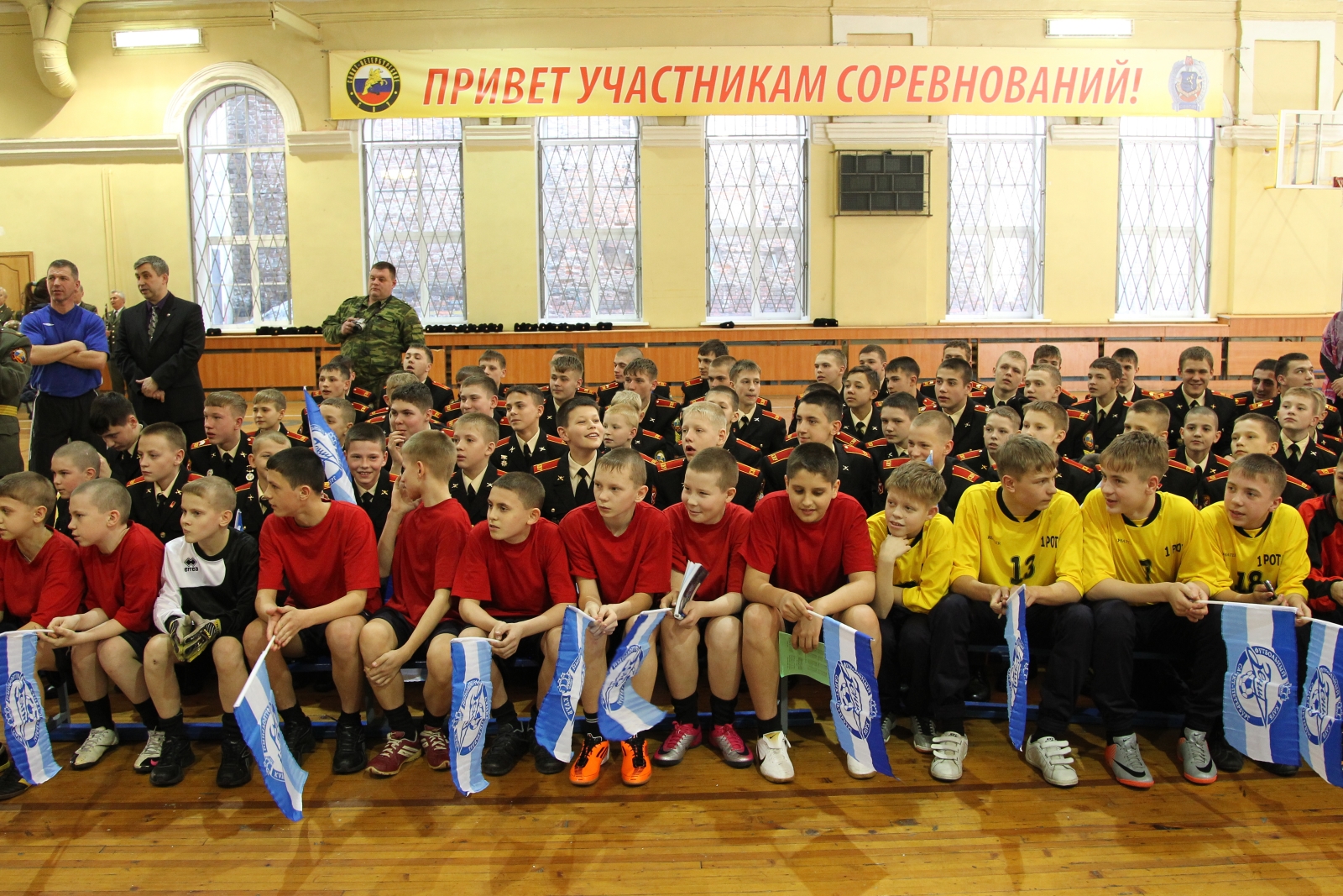 Встреча игроков «Зенита» с суворовцами