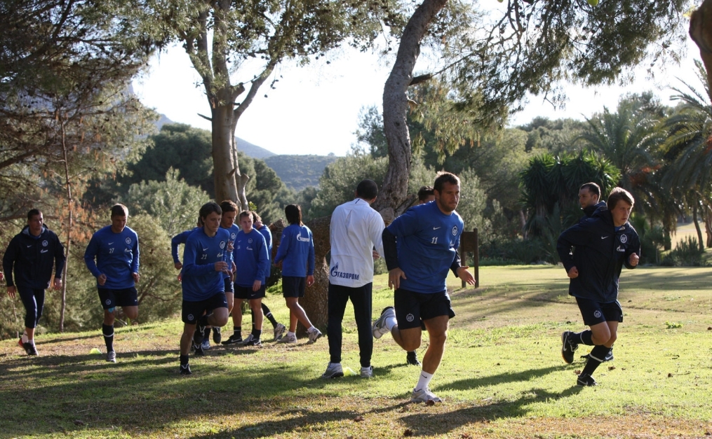 «Зенит» на  предсезонном сборе в Ла—Манге (Испания)