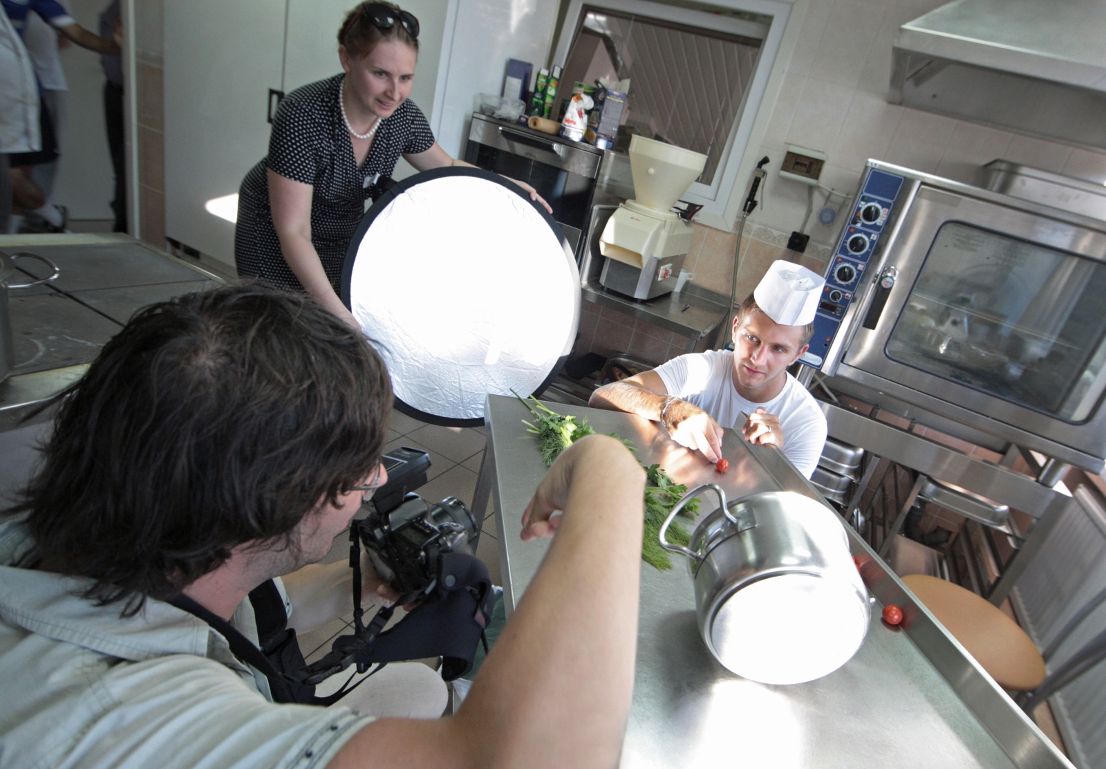 Доменико Кришито на кухне