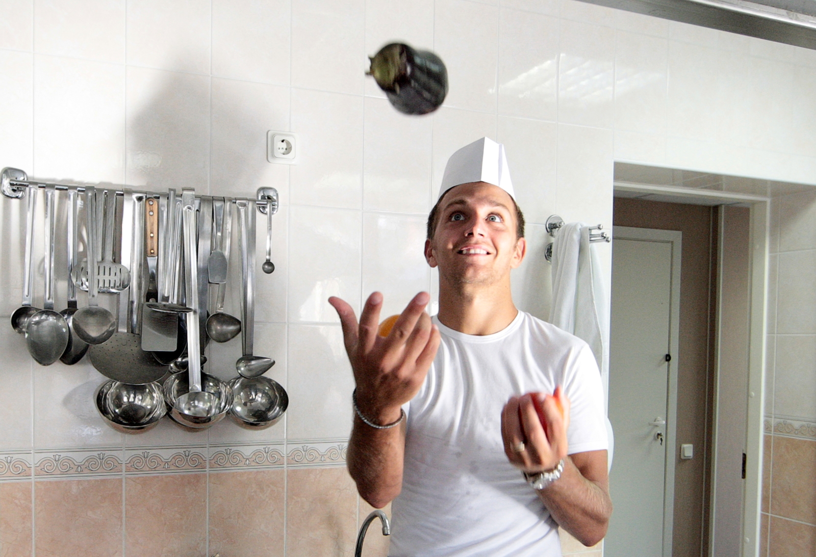 Доменико Кришито на кухне