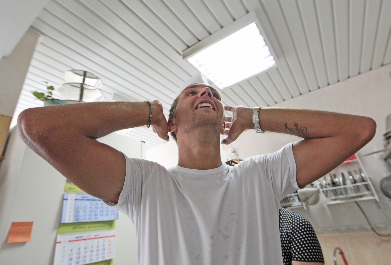 Доменико Кришито на кухне