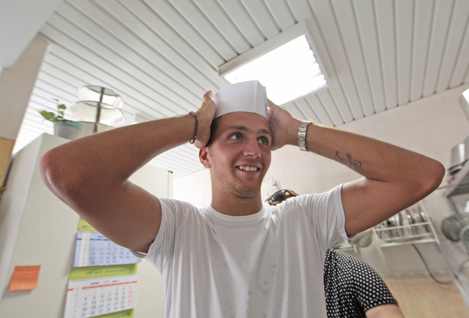 Доменико Кришито на кухне