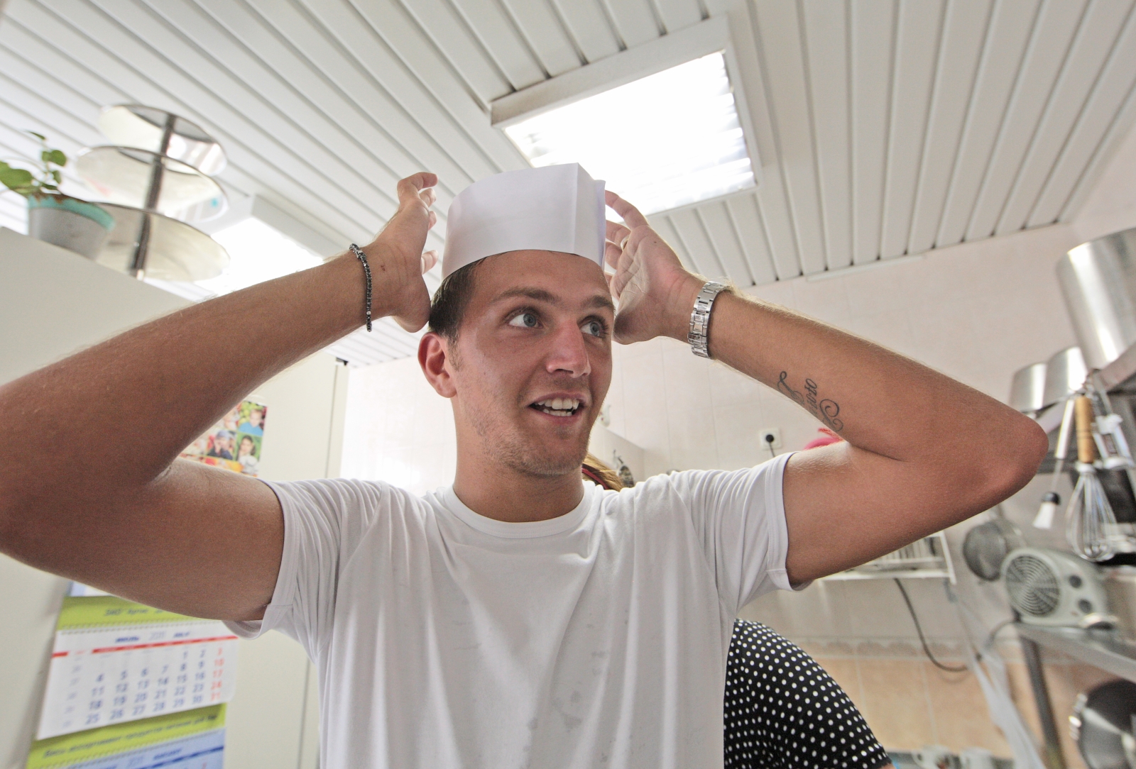 Доменико Кришито на кухне