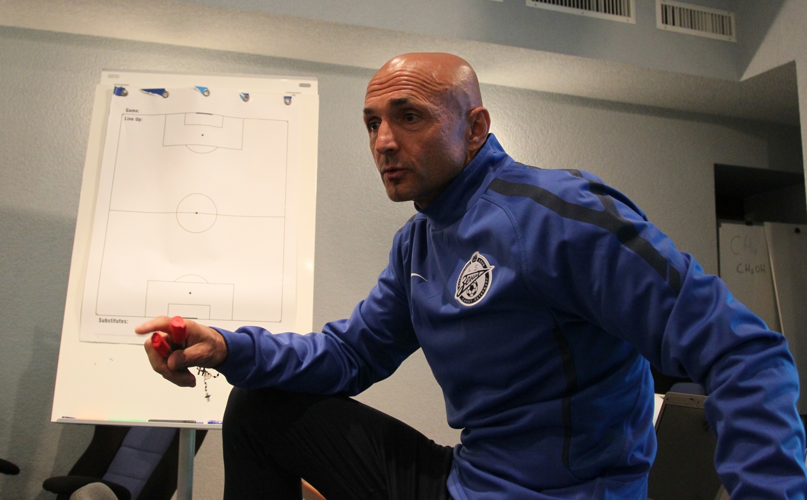 Встреча Лучано Спаллетти с тренерами и руководством Академии «Зенита»