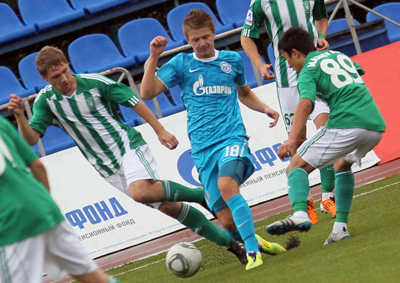 Первенство молодежных составов 2011. Матч Зенит — Томь