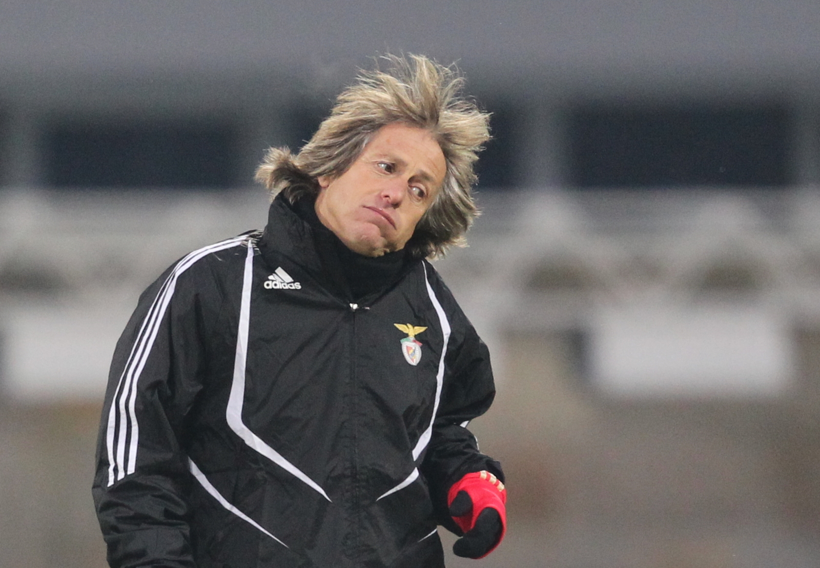 Открытая тренировка ФК Бенфика перед матчем 1/8 финала Лиги чемпионов УЕФА