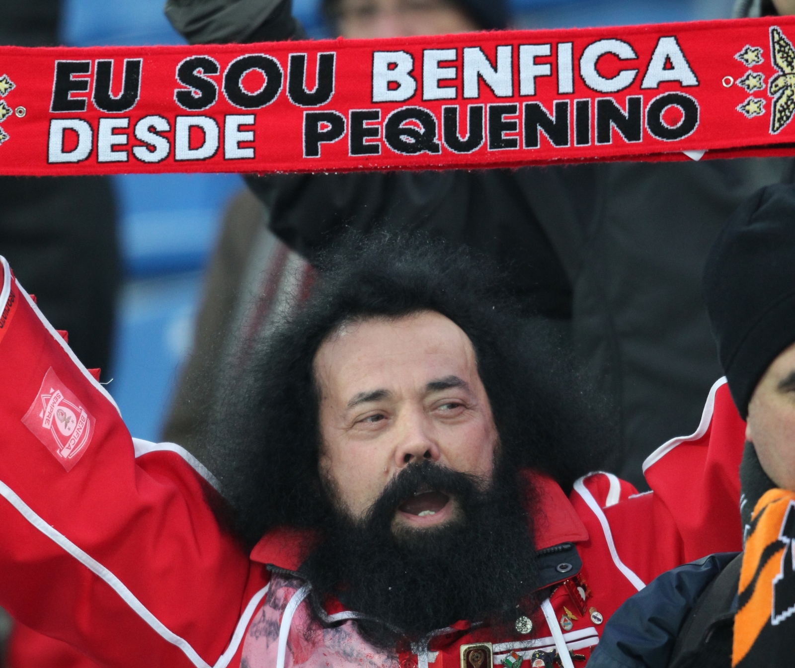 Открытая тренировка ФК Бенфика перед матчем 1/8 финала Лиги чемпионов УЕФА