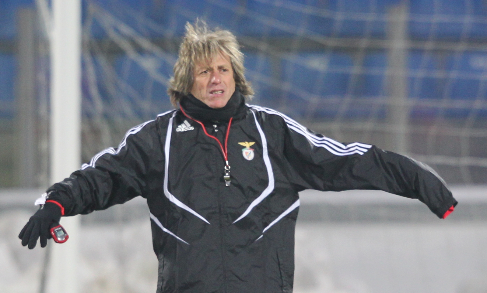 Открытая тренировка ФК Бенфика перед матчем 1/8 финала Лиги чемпионов УЕФА