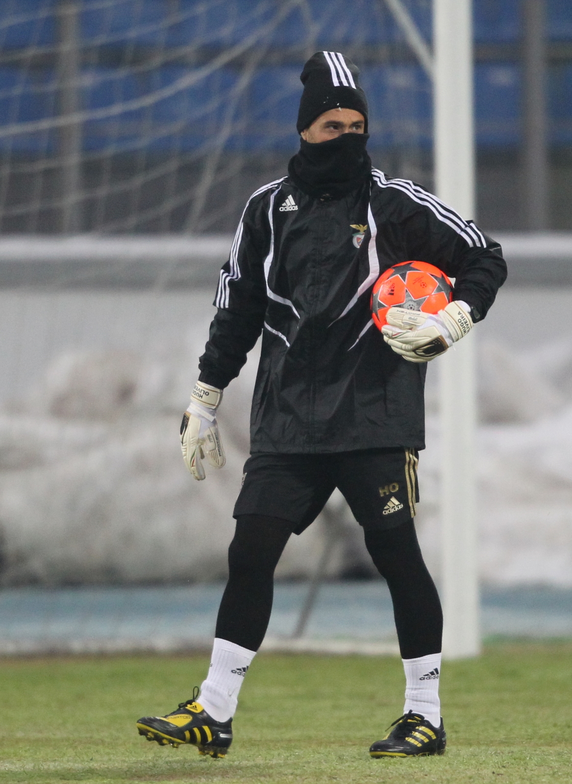 Открытая тренировка ФК Бенфика перед матчем 1/8 финала Лиги чемпионов УЕФА