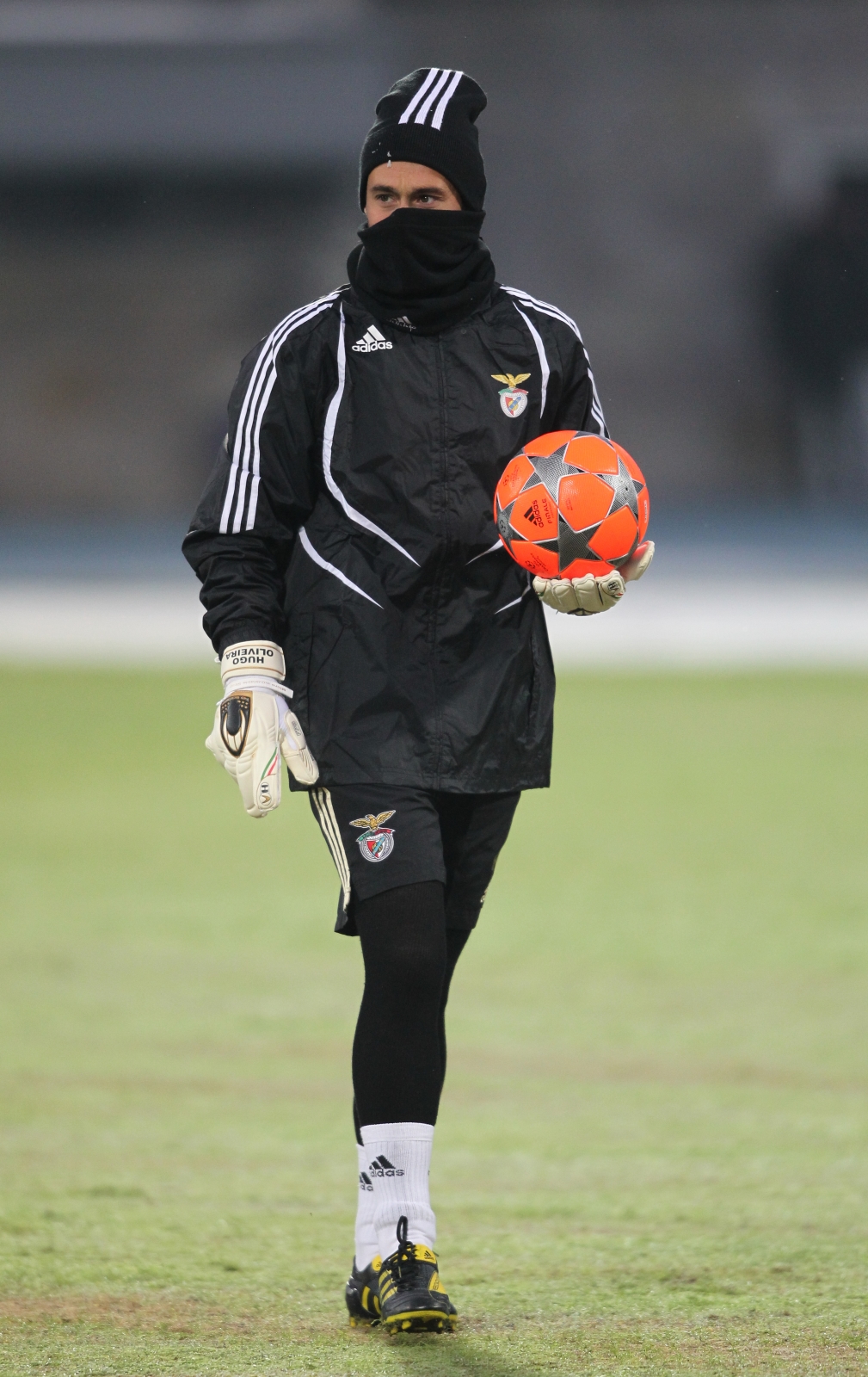 Открытая тренировка ФК Бенфика перед матчем 1/8 финала Лиги чемпионов УЕФА