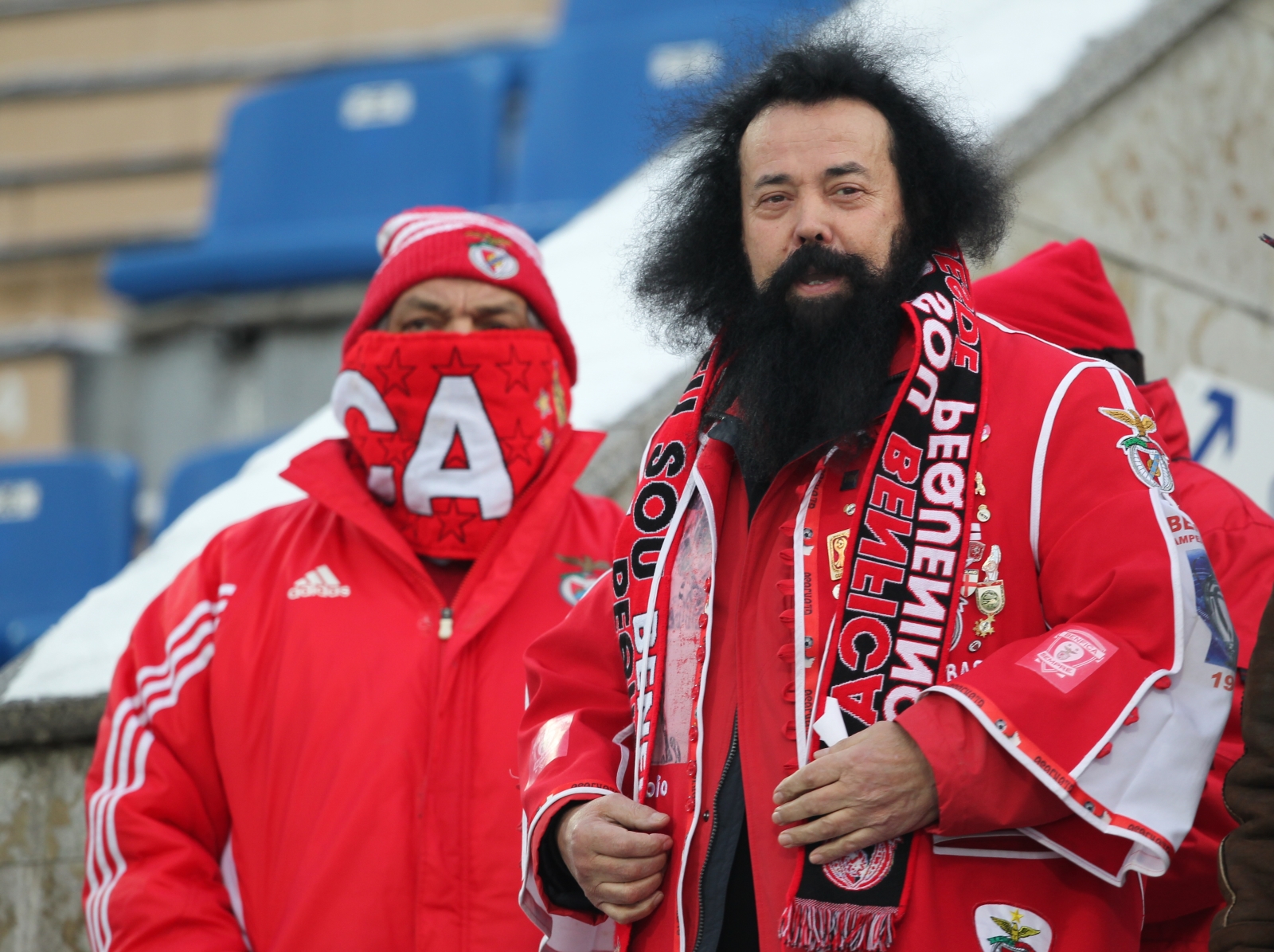 Открытая тренировка ФК Бенфика перед матчем 1/8 финала Лиги чемпионов УЕФА