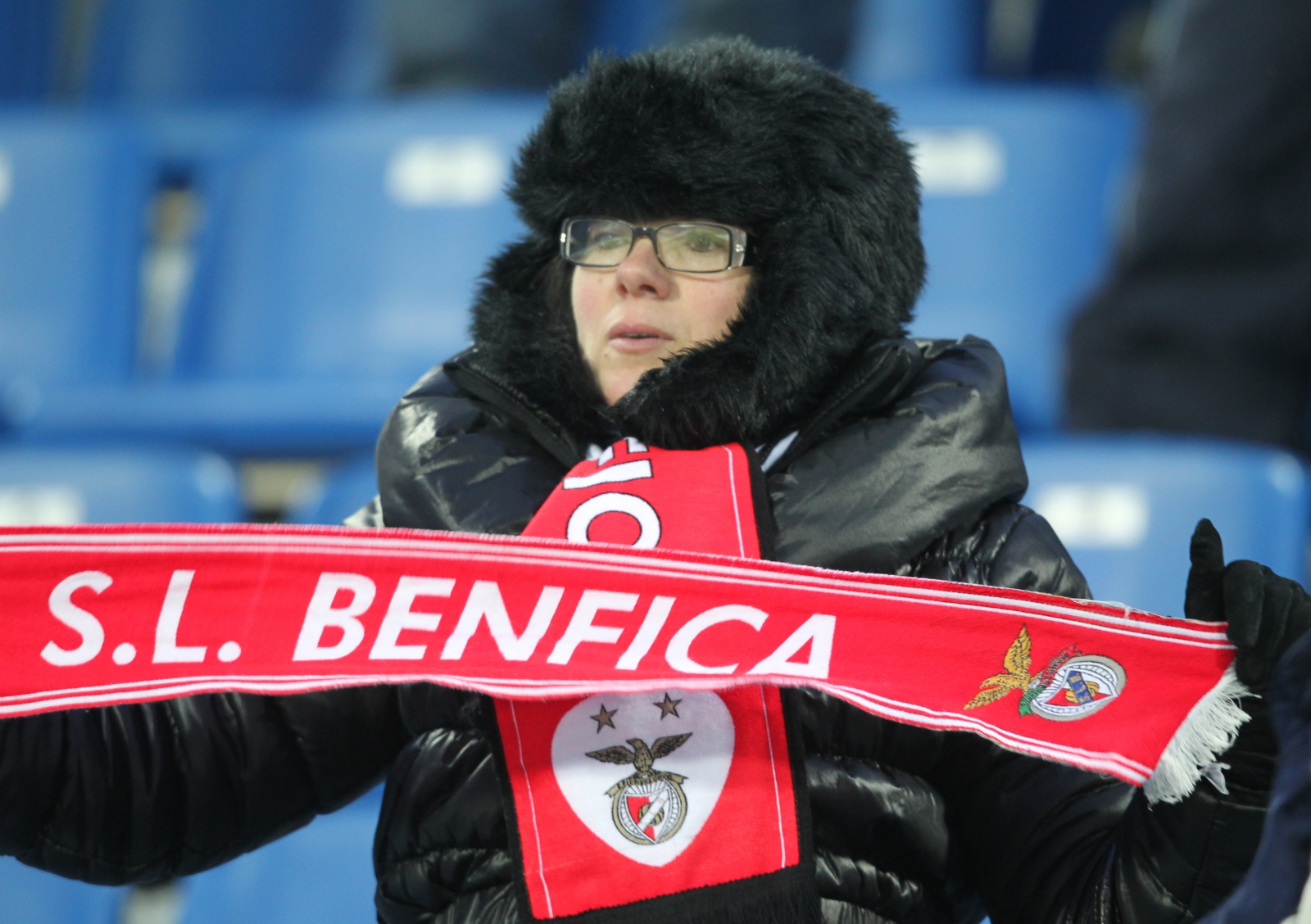 Открытая тренировка ФК Бенфика перед матчем 1/8 финала Лиги чемпионов УЕФА