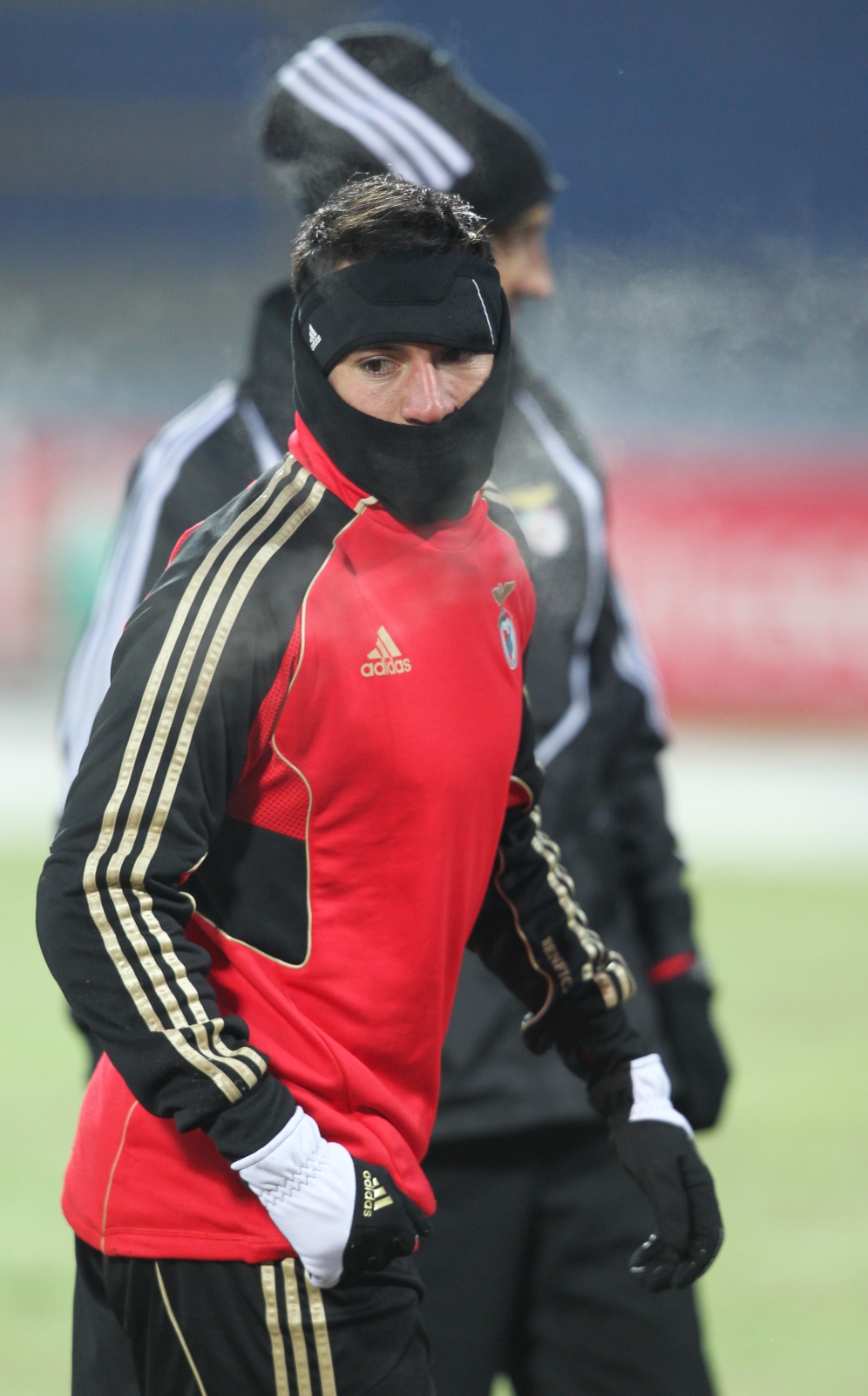 Открытая тренировка ФК Бенфика перед матчем 1/8 финала Лиги чемпионов УЕФА