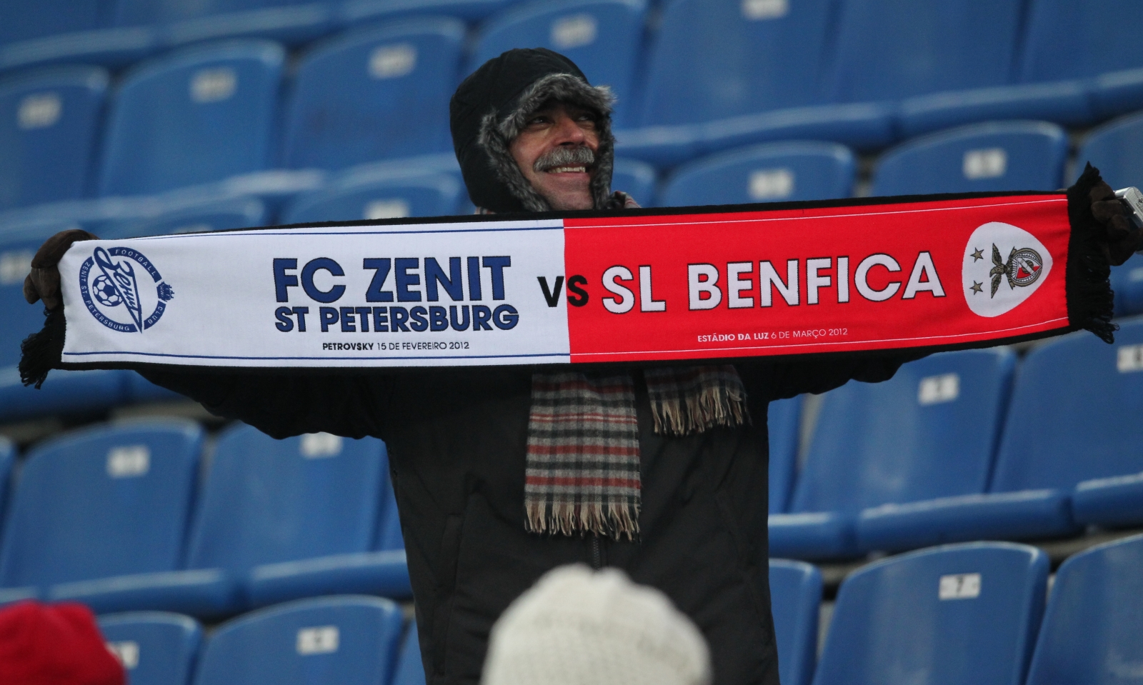 Открытая тренировка ФК Бенфика перед матчем 1/8 финала Лиги чемпионов УЕФА