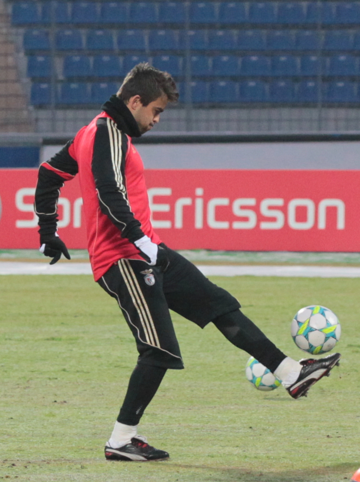 Открытая тренировка ФК Бенфика перед матчем 1/8 финала Лиги чемпионов УЕФА