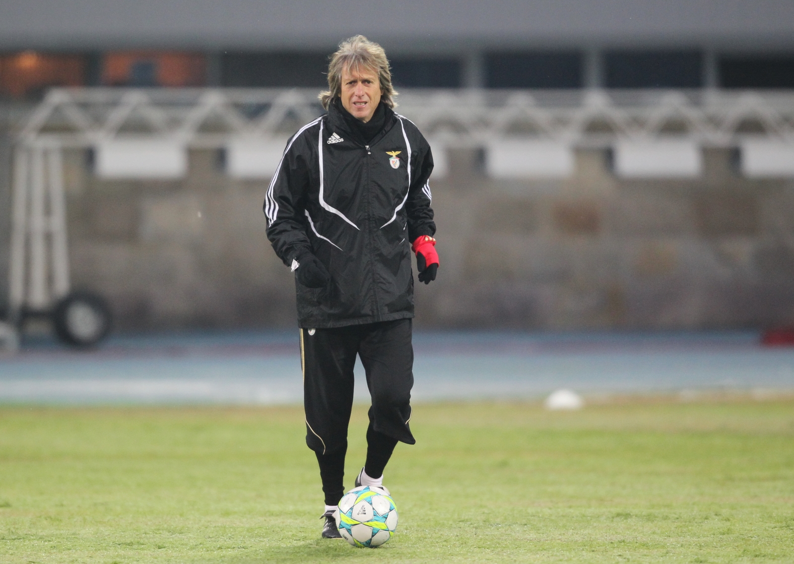 Открытая тренировка ФК Бенфика перед матчем 1/8 финала Лиги чемпионов УЕФА