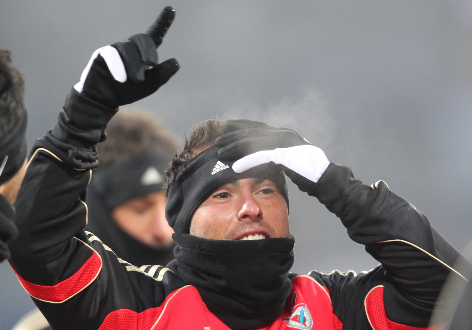 Открытая тренировка ФК Бенфика перед матчем 1/8 финала Лиги чемпионов УЕФА