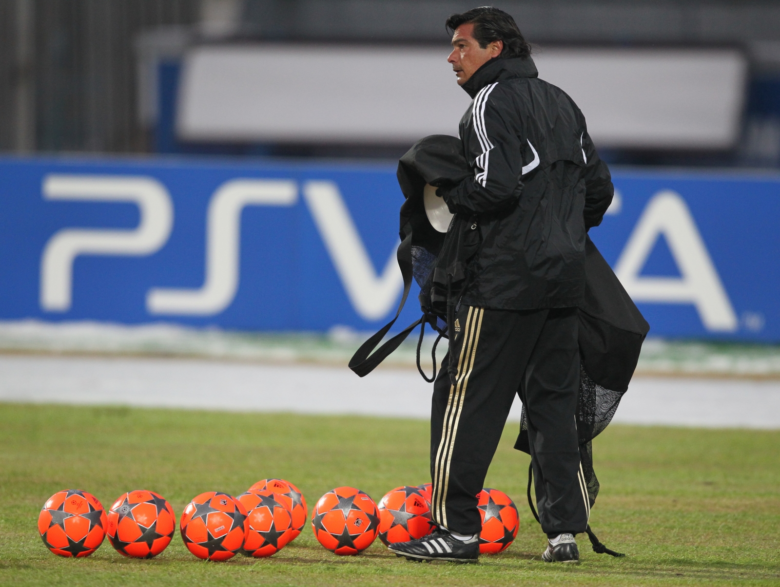 Открытая тренировка ФК Бенфика перед матчем 1/8 финала Лиги чемпионов УЕФА