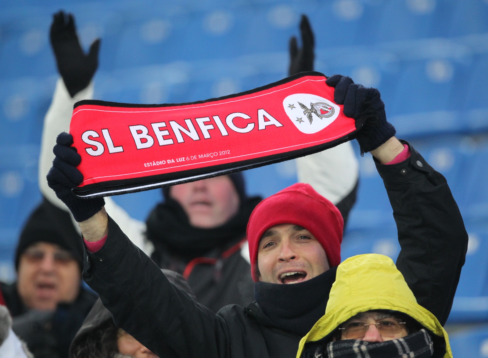 Открытая тренировка ФК Бенфика перед матчем 1/8 финала Лиги чемпионов УЕФА