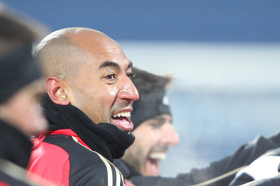 Открытая тренировка ФК Бенфика перед матчем 1/8 финала Лиги чемпионов УЕФА