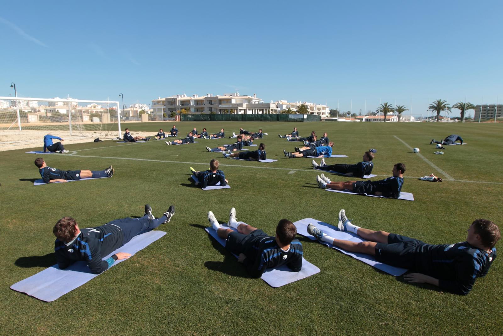 Учебно—Тренировочный сбор основного состава ФК «Зенит» День первый, утренняя тренировка