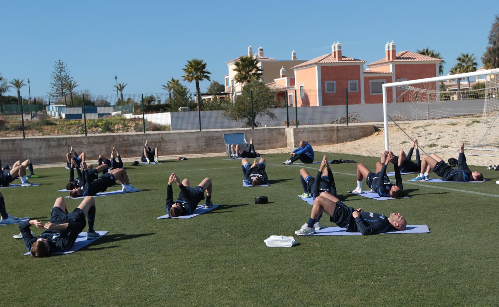 Учебно—Тренировочный сбор основного состава ФК «Зенит» День первый, утренняя тренировка