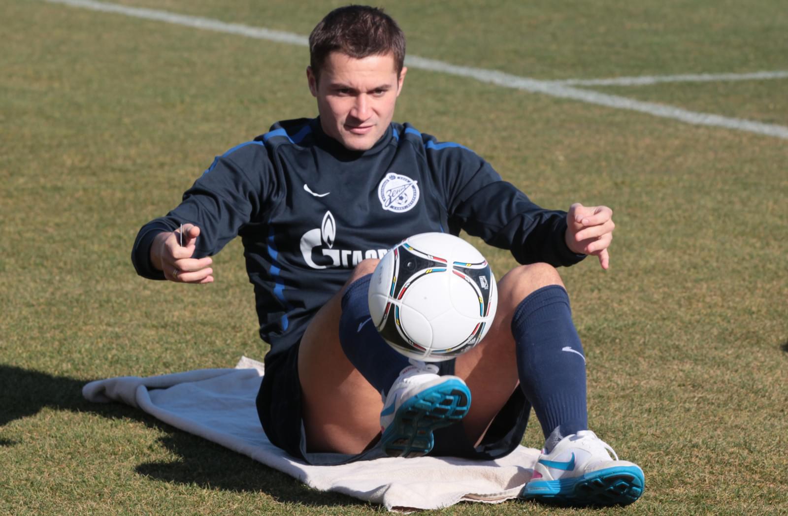 Учебно—Тренировочный сбор основного состава ФК «Зенит» День первый, утренняя тренировка