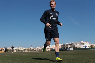 Учебно—Тренировочный сбор основного состава ФК «Зенит» День первый, утренняя тренировка