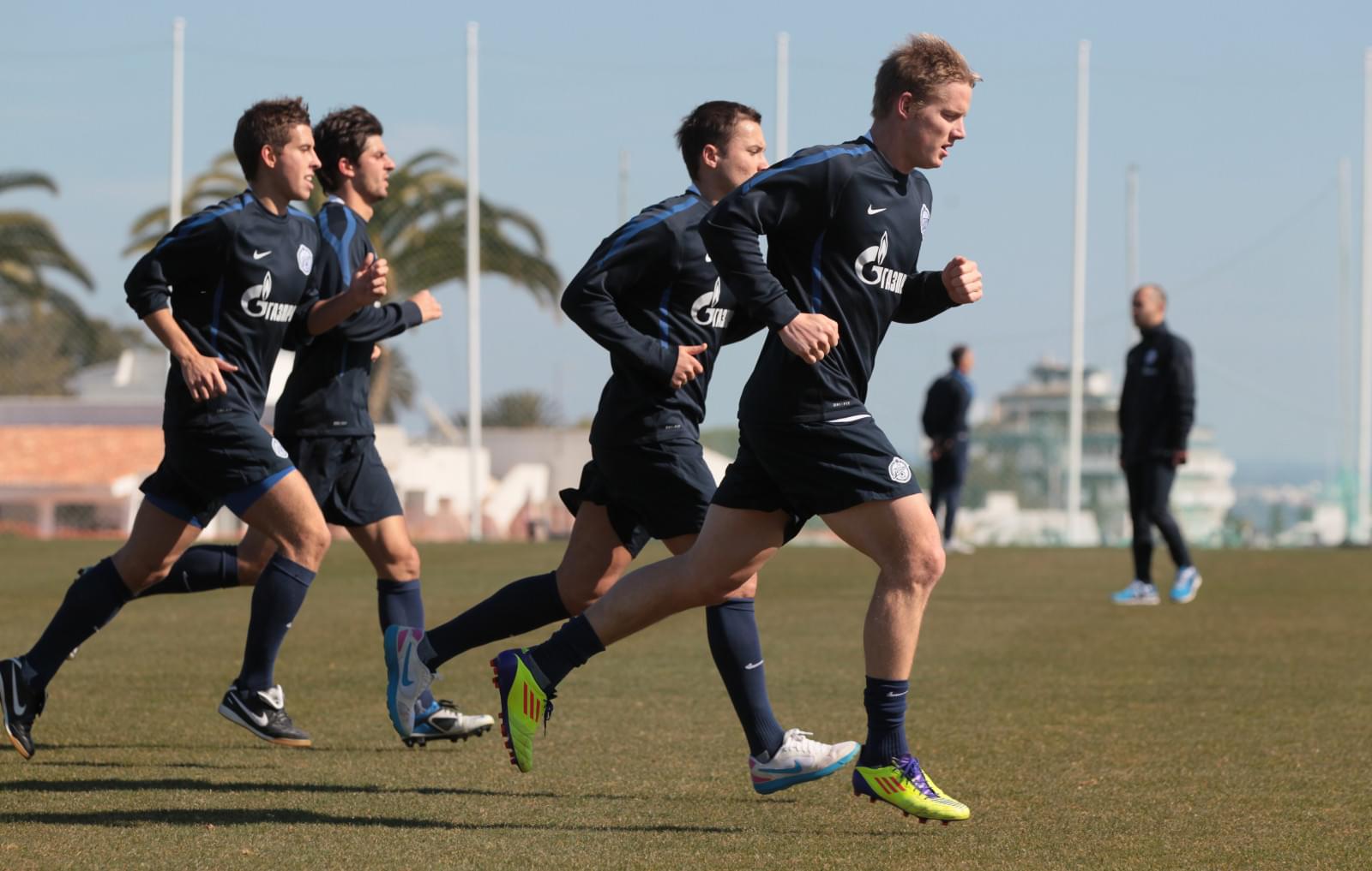 Учебно—Тренировочный сбор основного состава ФК «Зенит» День первый, утренняя тренировка