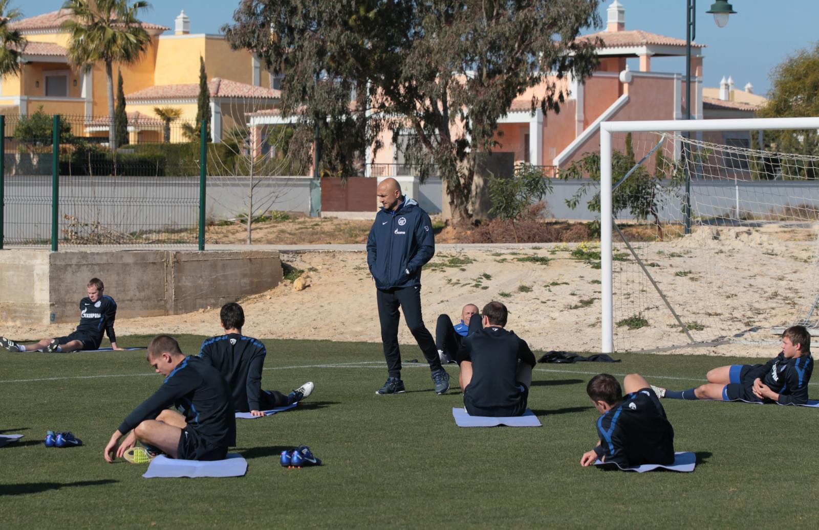 Учебно—Тренировочный сбор основного состава ФК «Зенит» День первый, утренняя тренировка