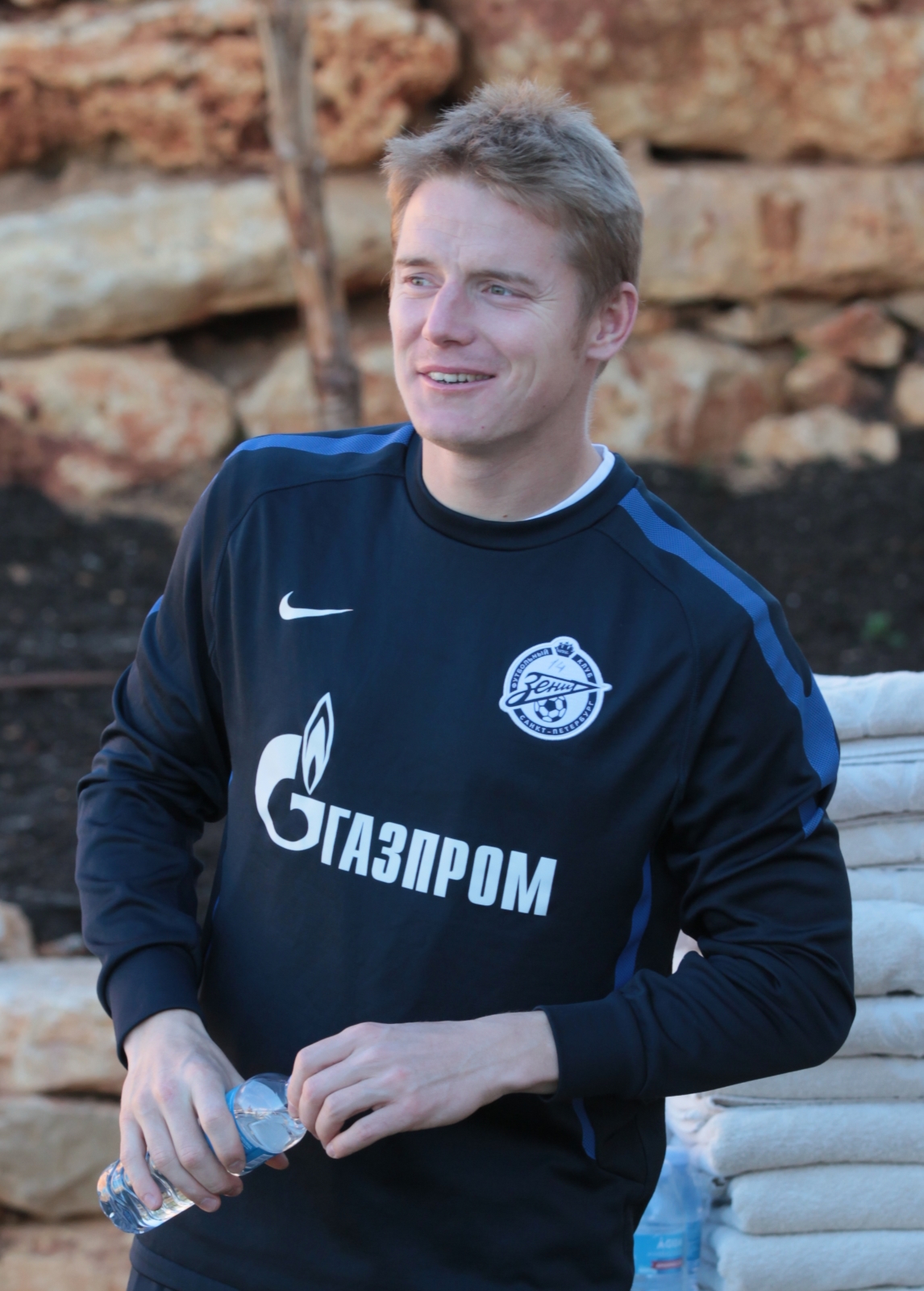 Учебно—Тренировочный сбор основного состава ФК «Зенит» День первый, вечерняя тренировка