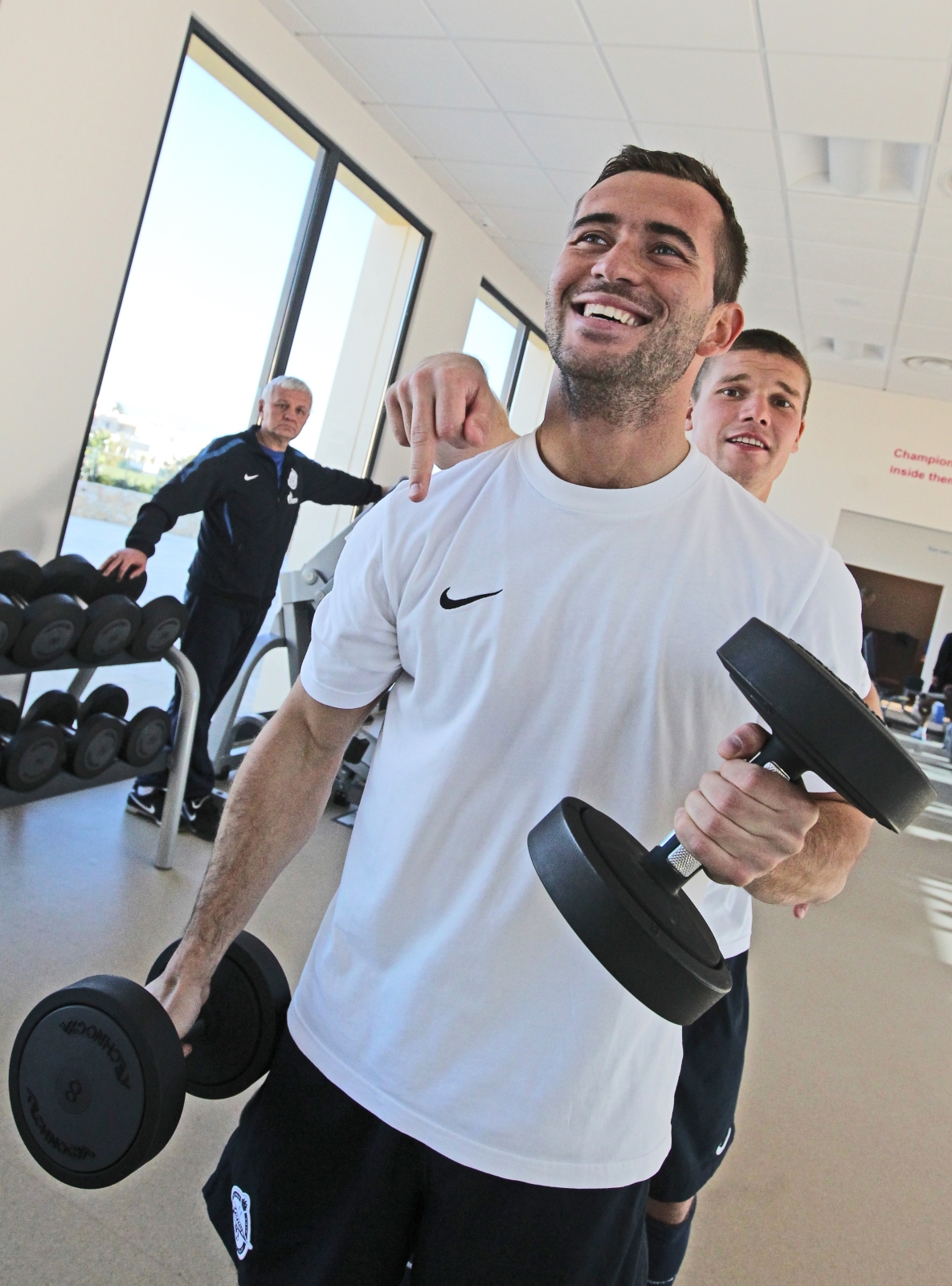 Третий сбор «Зенита» в Лагуше: занятия в тренажерном зале