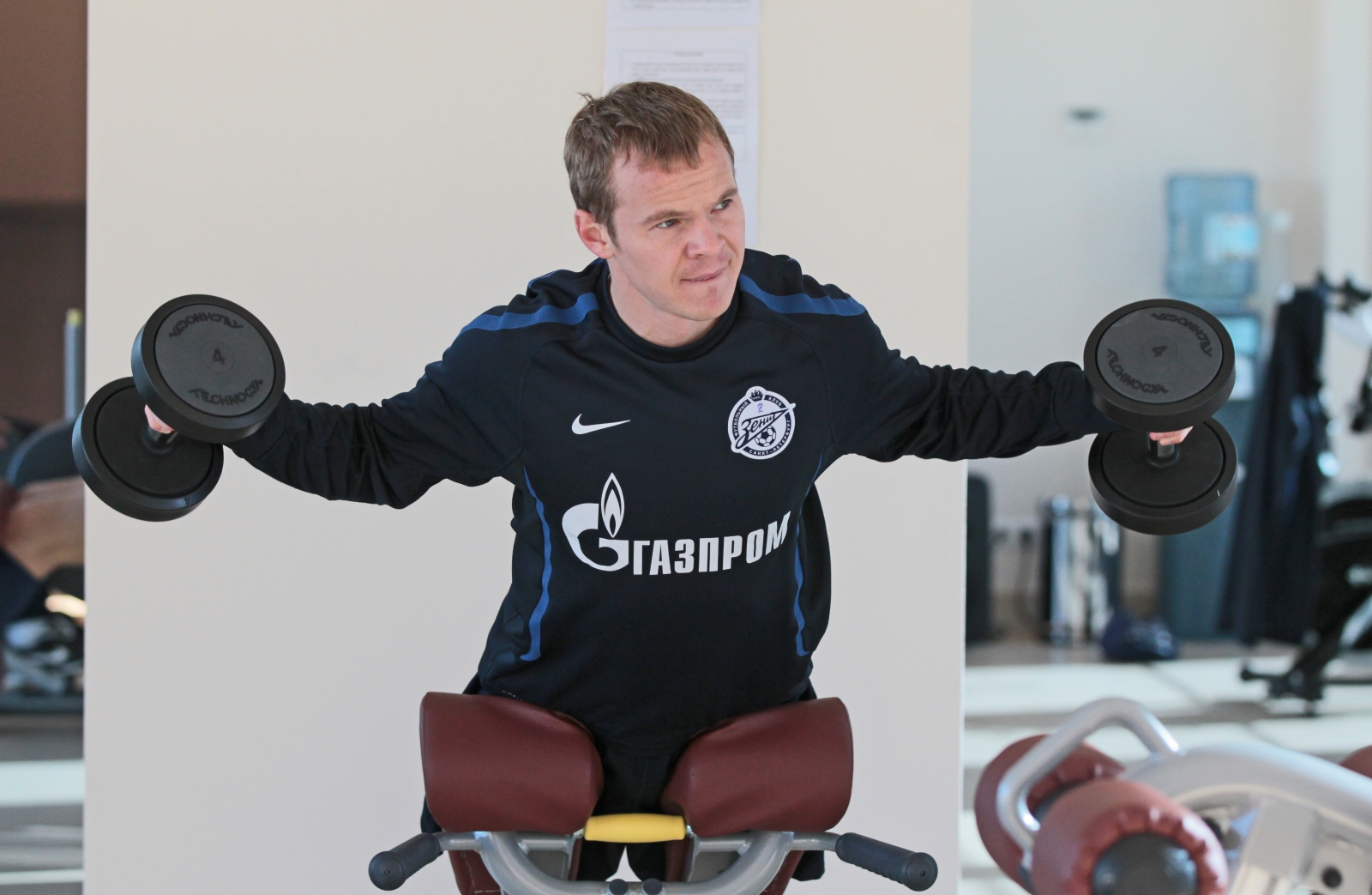 Третий сбор «Зенита» в Лагуше: занятия в тренажерном зале