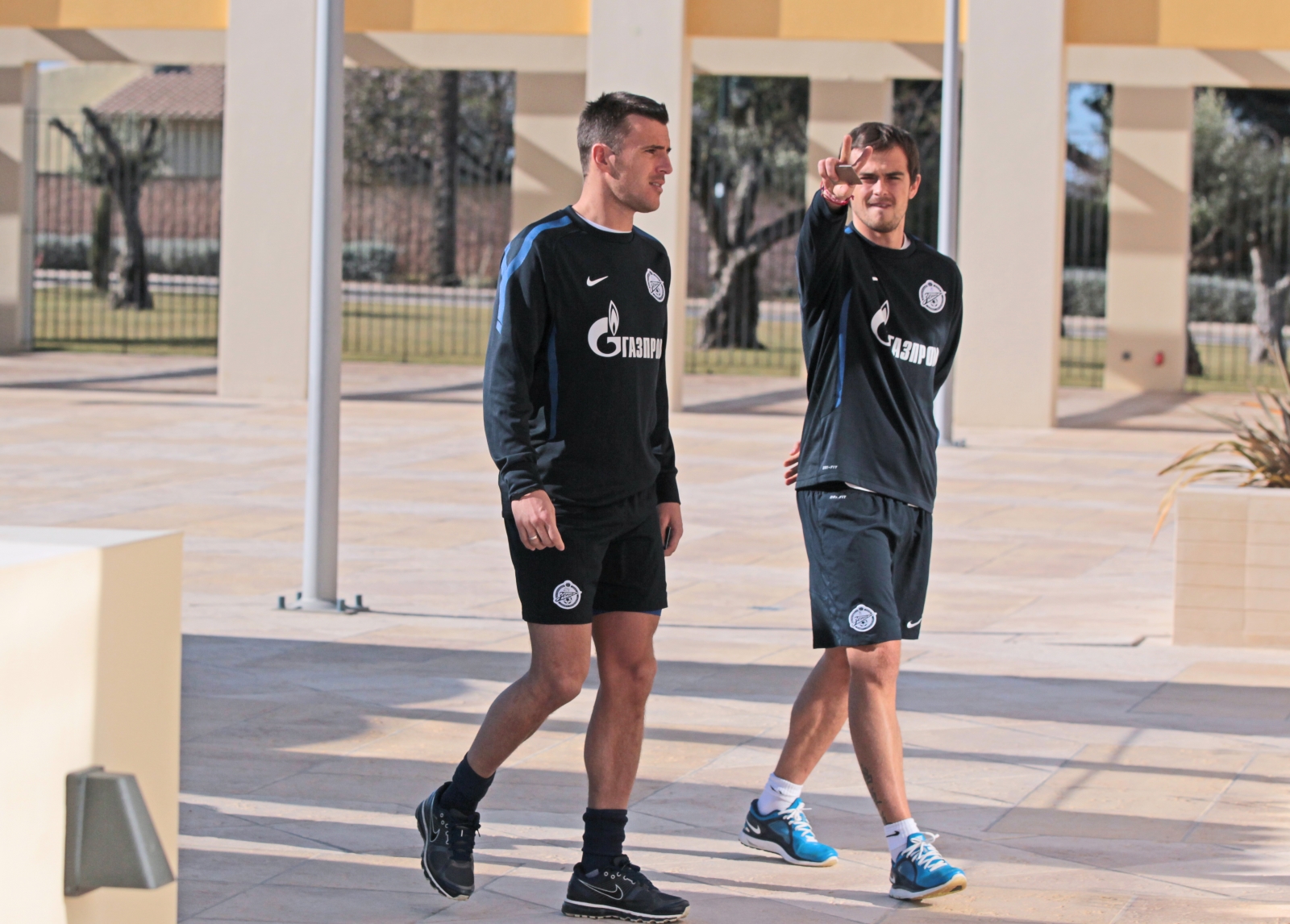 Третий сбор «Зенита» в Лагуше: занятия в тренажерном зале