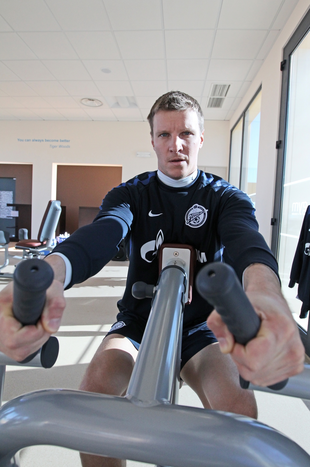 Третий сбор «Зенита» в Лагуше: занятия в тренажерном зале